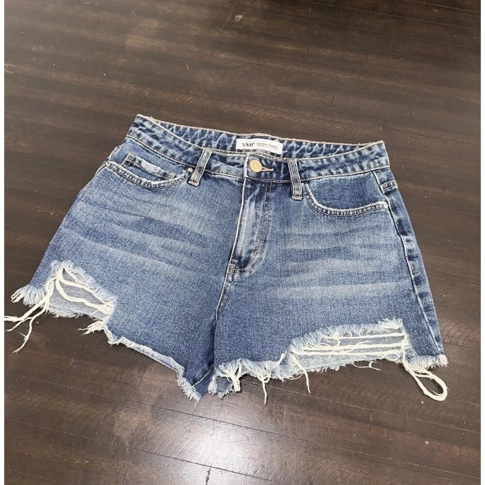YMI Festival  Shorts Demin Collections Shorts Size 5/27 Distressed Denim